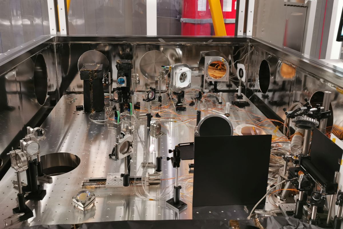 Interaction chamber where LWFA is performed